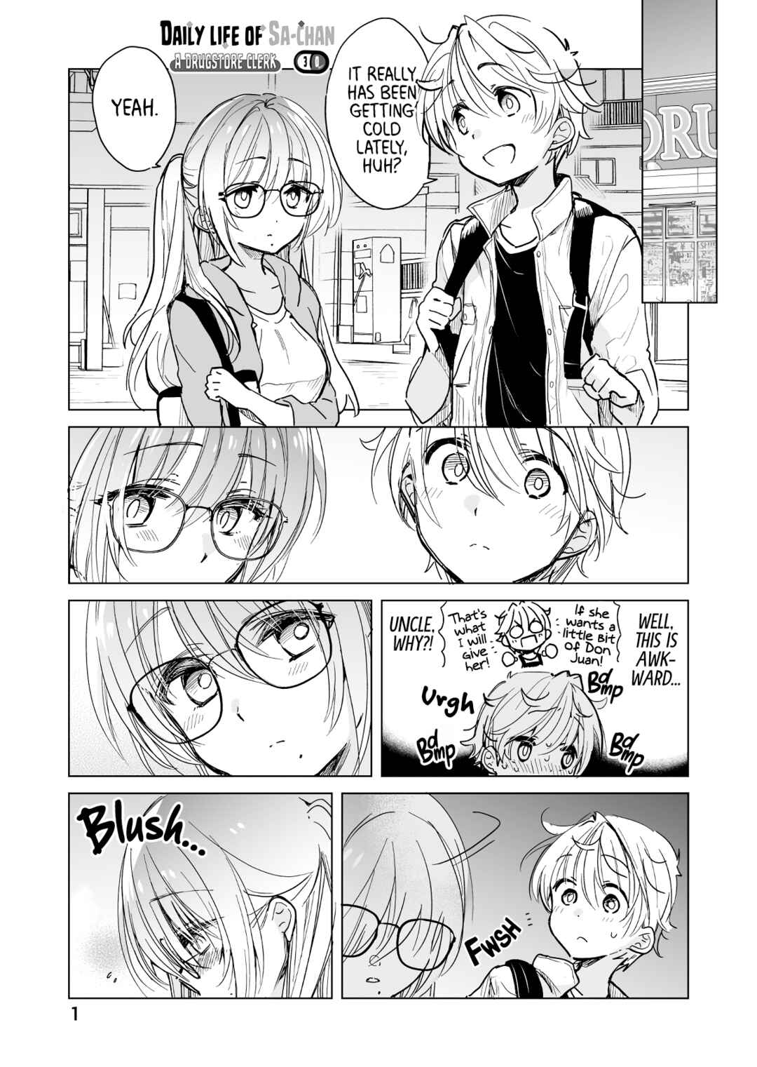 Daily Life of Sa-chan, a Drugstore Clerk Chapter 30 page 0