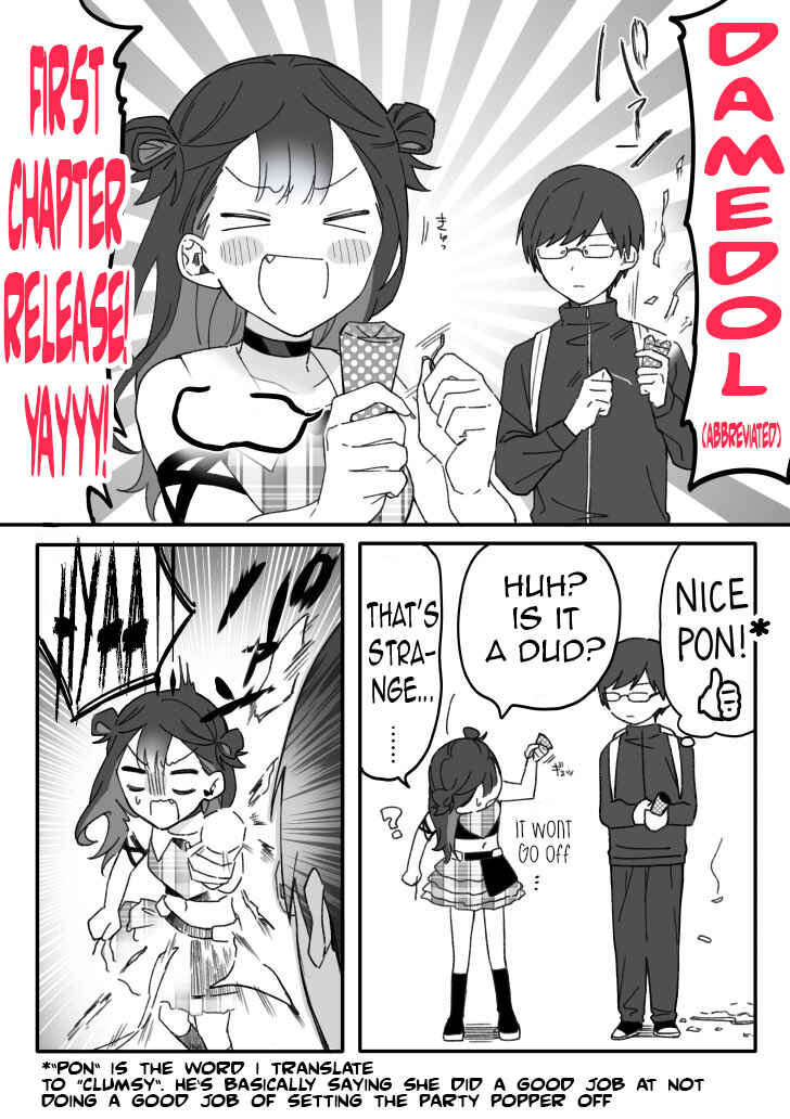 Damedol to Sekai ni Hitori Dake no Fan (Pre-Serialization) Chapter 7.6 page 0