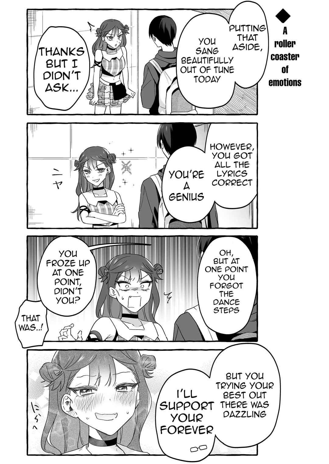 Damedol to Sekai ni Hitori Dake no Fan Chapter 21 page 3