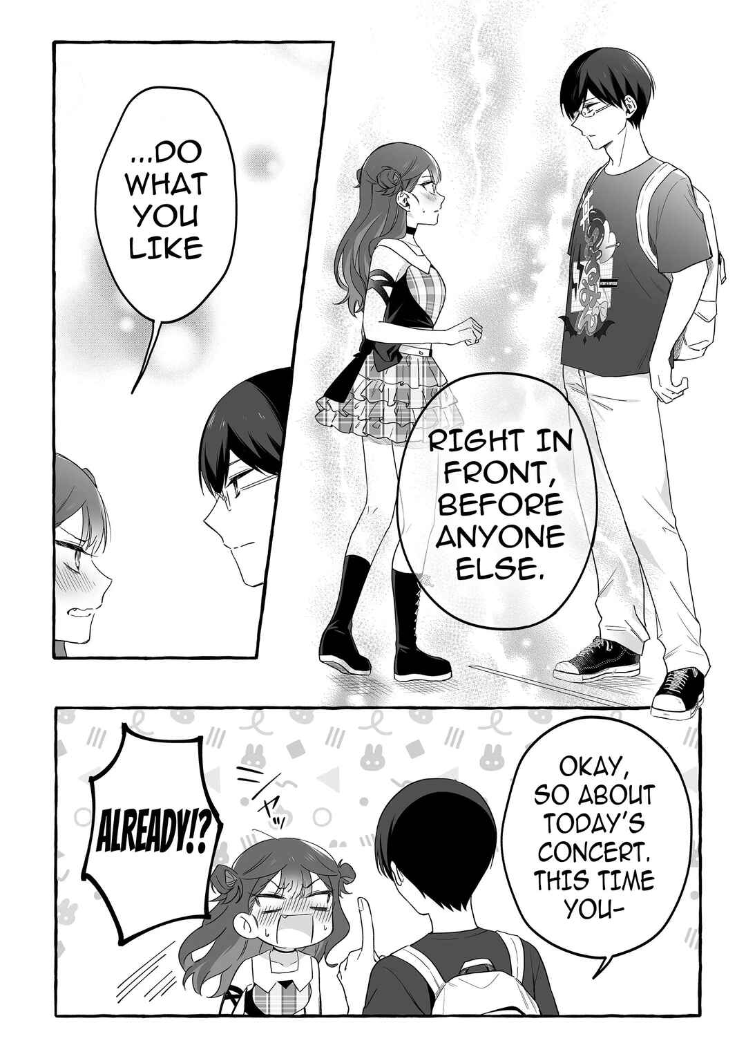 Damedol to Sekai ni Hitori Dake no Fan Chapter 27 page 17