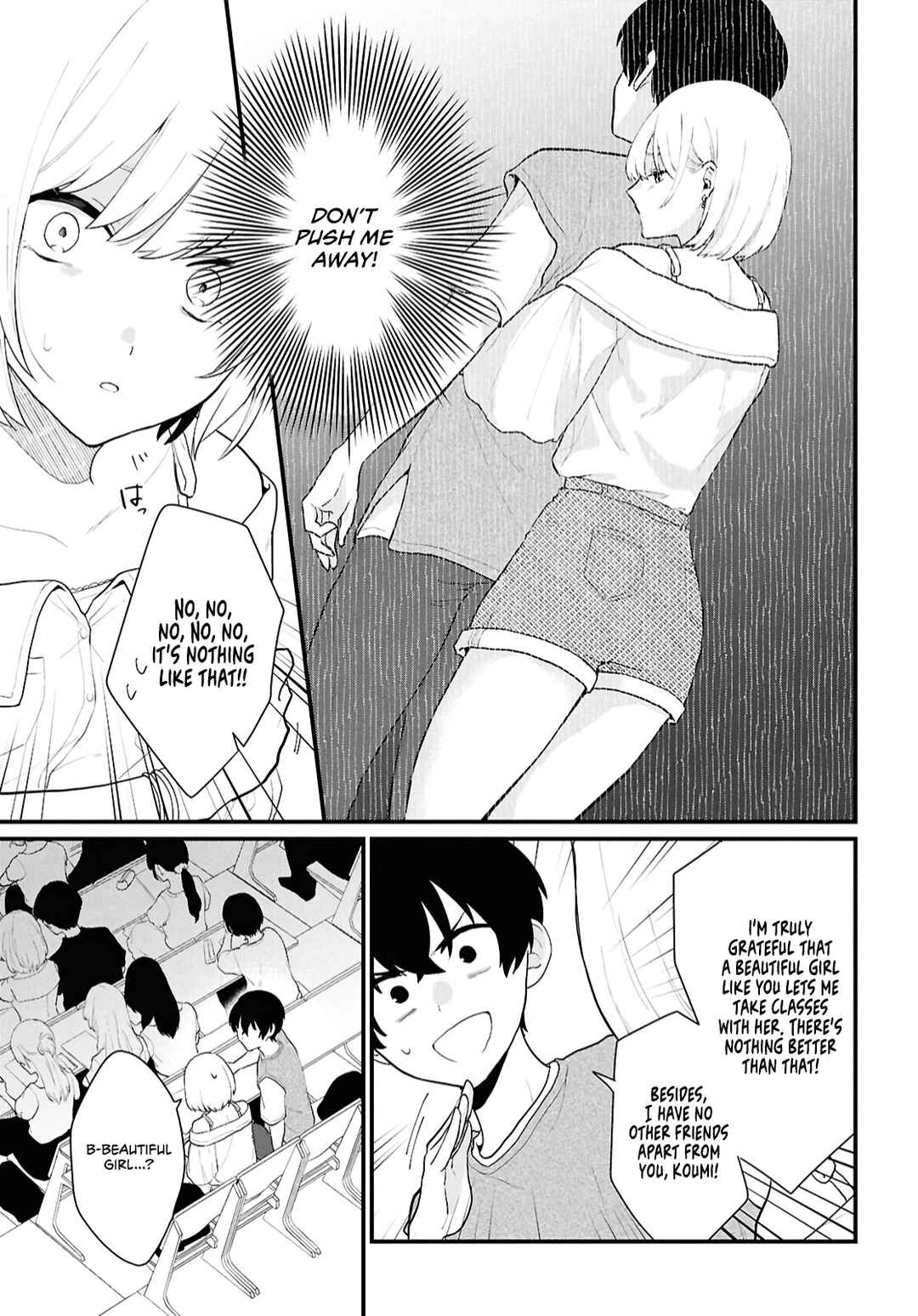 Danjohi 1:5 no Sekai demo Futsu ni Ikirareru to Omotta? ~ Geki Juu Kanjou na Kanojotachi ga Mujikaku Danshi ni Honrousaretara Chapter 2 page 21