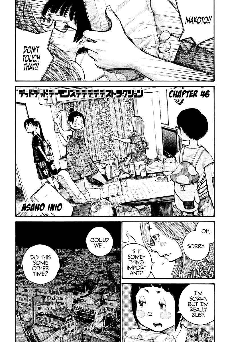 Dead Dead Demon's Dededede Destruction Chapter 46 page 0