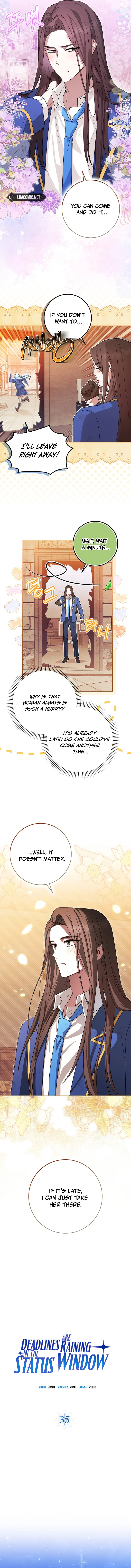Deadlines are Raining in the Status Window Chapter 35 page 6