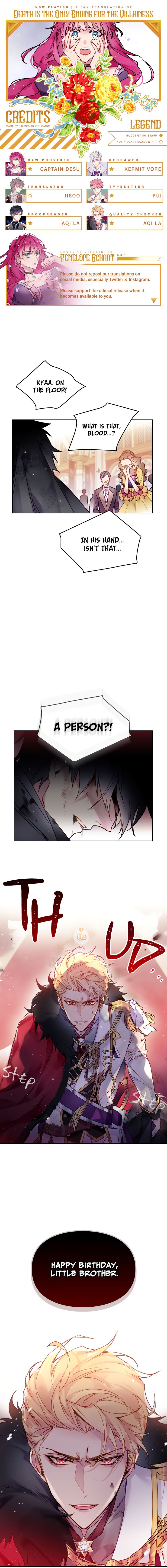 Death Is The Only Ending For The Villainess Chapter 14 page 0