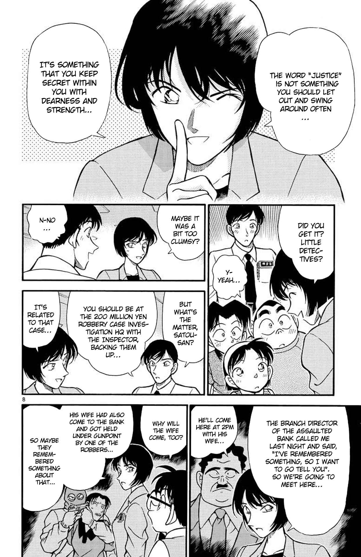 Detective Conan Chapter 208 page 8