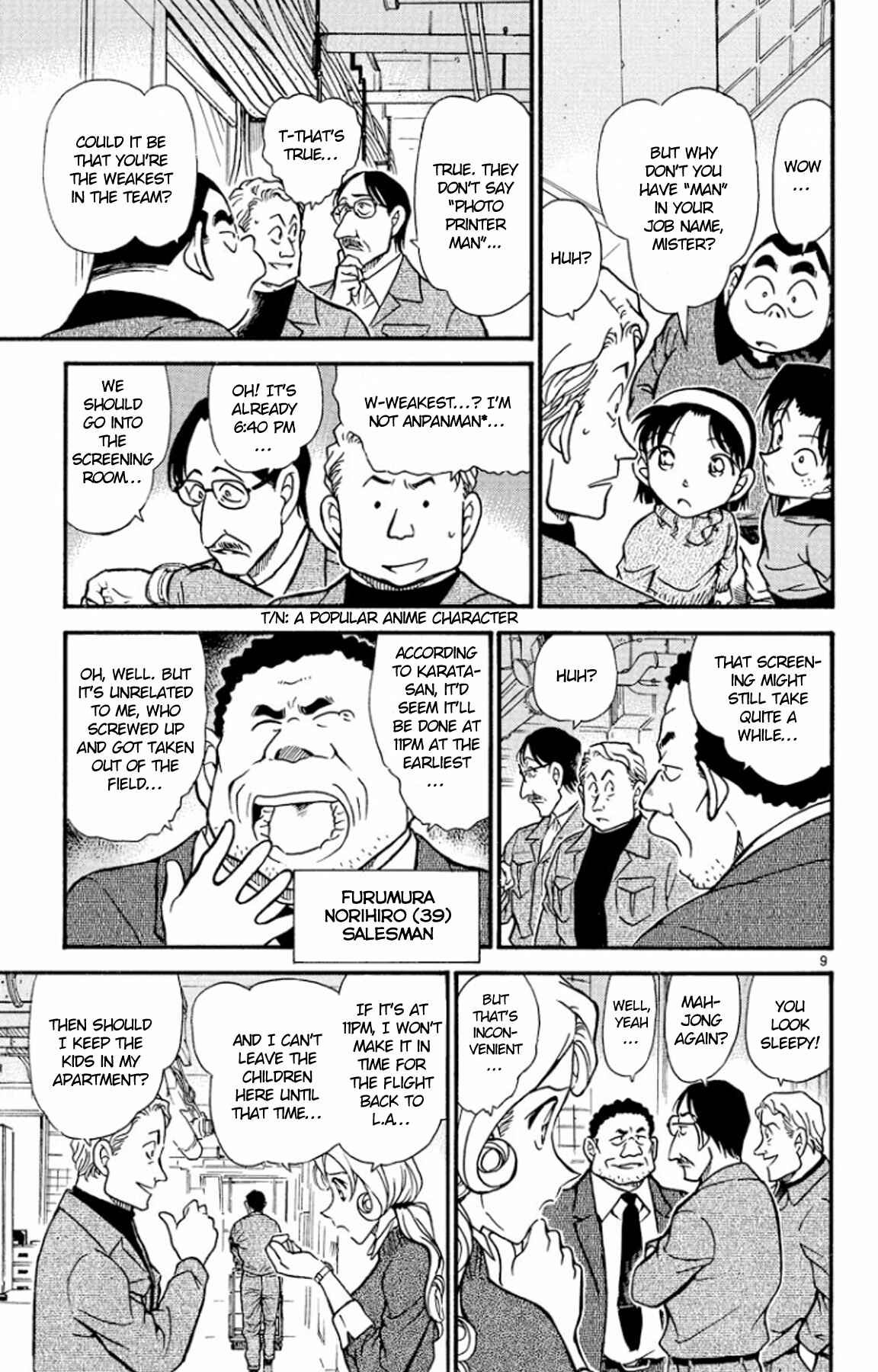 Detective Conan Chapter 417 page 9