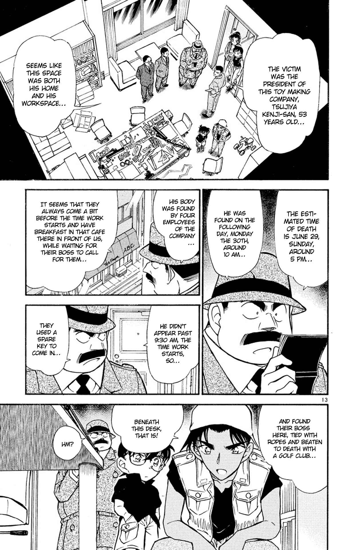 Detective Conan Chapter 441 page 13