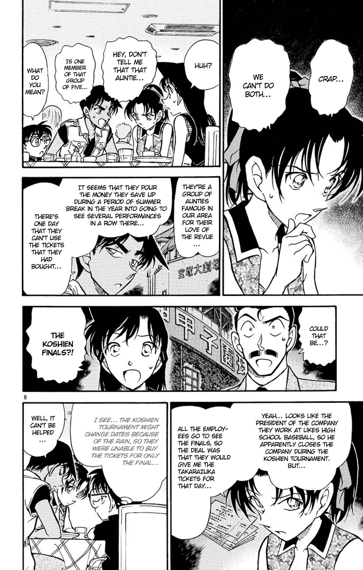 Detective Conan Chapter 441 page 8