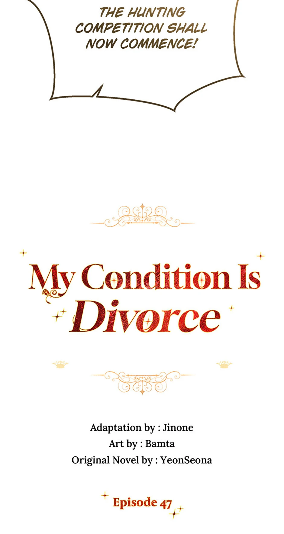 Divorce is the Condition Chapter 47 page 17