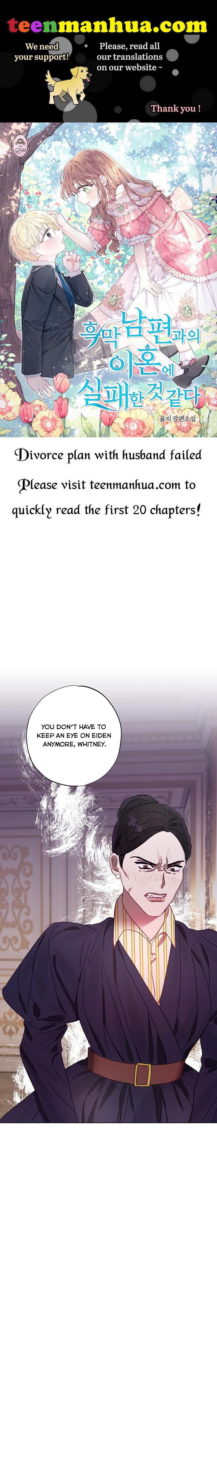 Divorce plan with husband failed Chapter 9 page 0