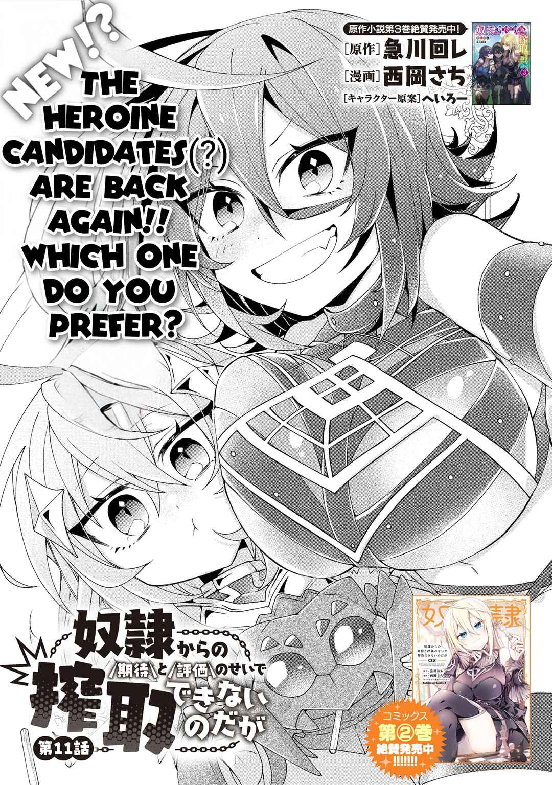 Dorei kara no Kitai to Hyouka no sei de Sakushu dekinai no daga Chapter 11 page 1