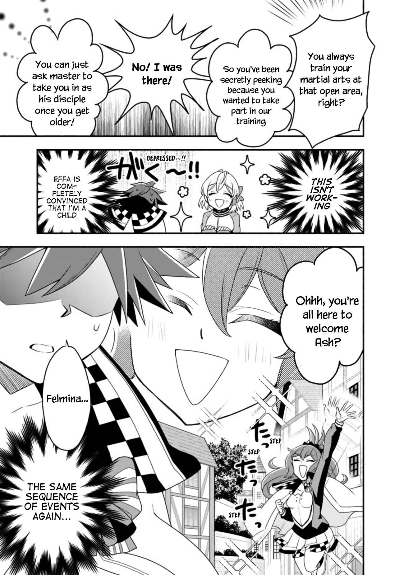 Doryoku Shisugita Sekai Saikyou no Butouka ha, Mahou Sekai wo Yoyuu de Ikinuku. Chapter 19 page 17