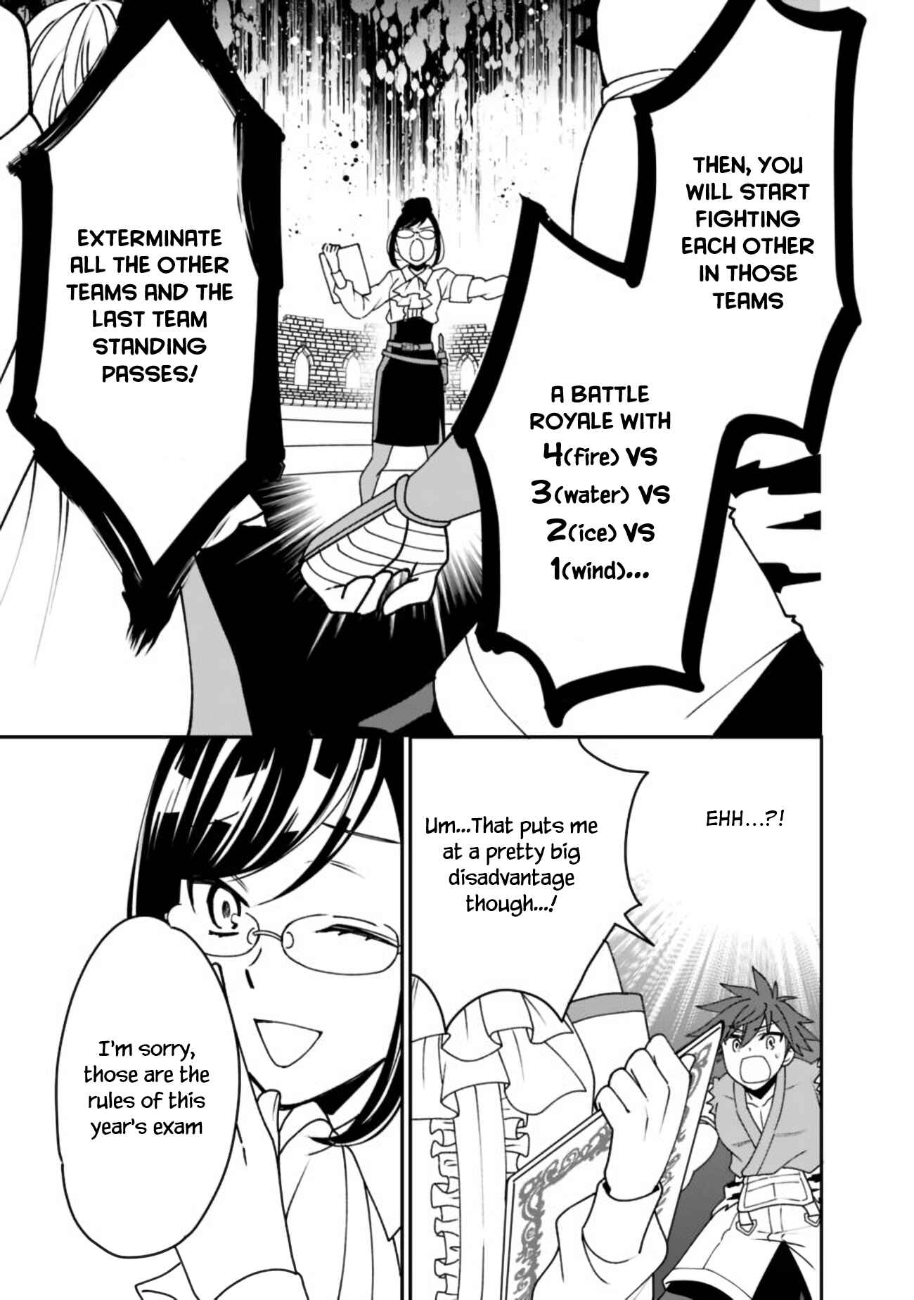 Doryoku Shisugita Sekai Saikyou no Butouka ha, Mahou Sekai wo Yoyuu de Ikinuku. Chapter 3 page 15