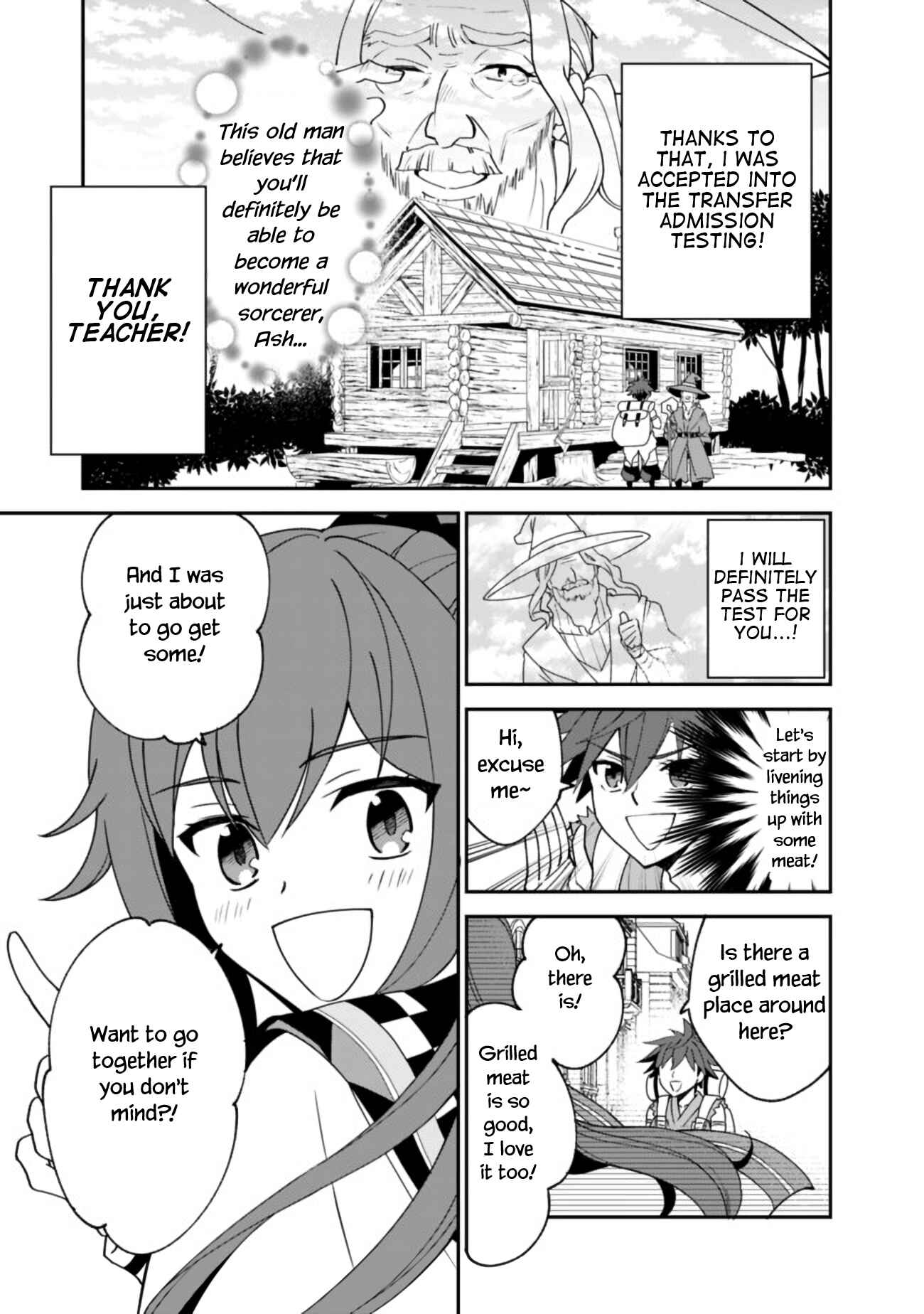 Doryoku Shisugita Sekai Saikyou no Butouka ha, Mahou Sekai wo Yoyuu de Ikinuku. Chapter 3 page 3