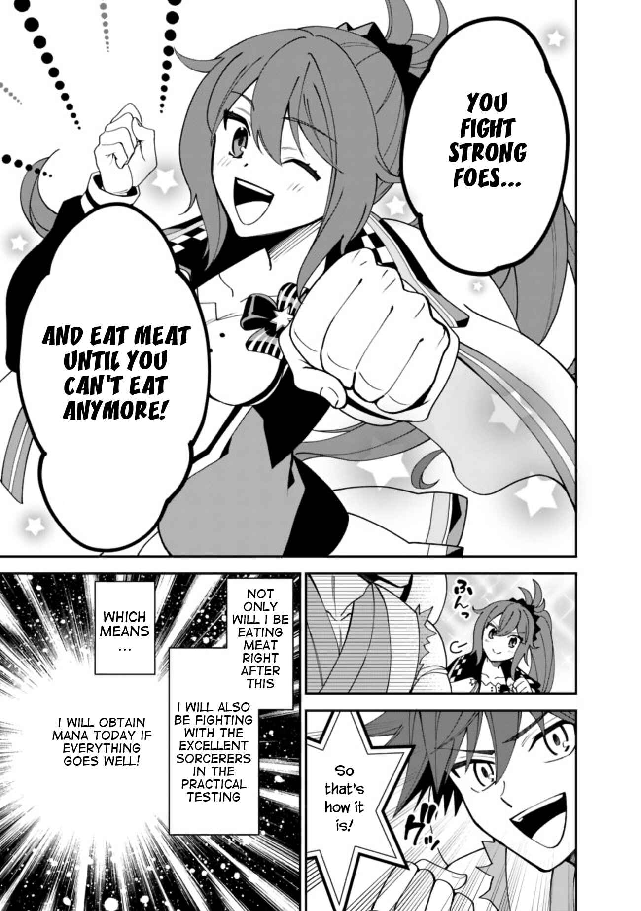 Doryoku Shisugita Sekai Saikyou no Butouka ha, Mahou Sekai wo Yoyuu de Ikinuku. Chapter 3 page 7