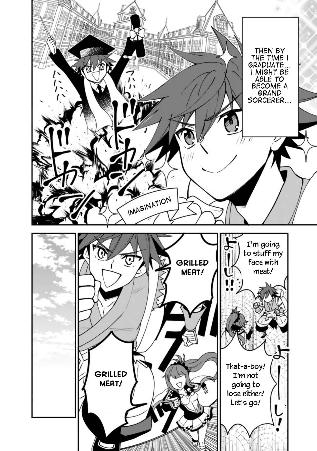 Doryoku Shisugita Sekai Saikyou no Butouka ha, Mahou Sekai wo Yoyuu de Ikinuku. Chapter 3 page 8