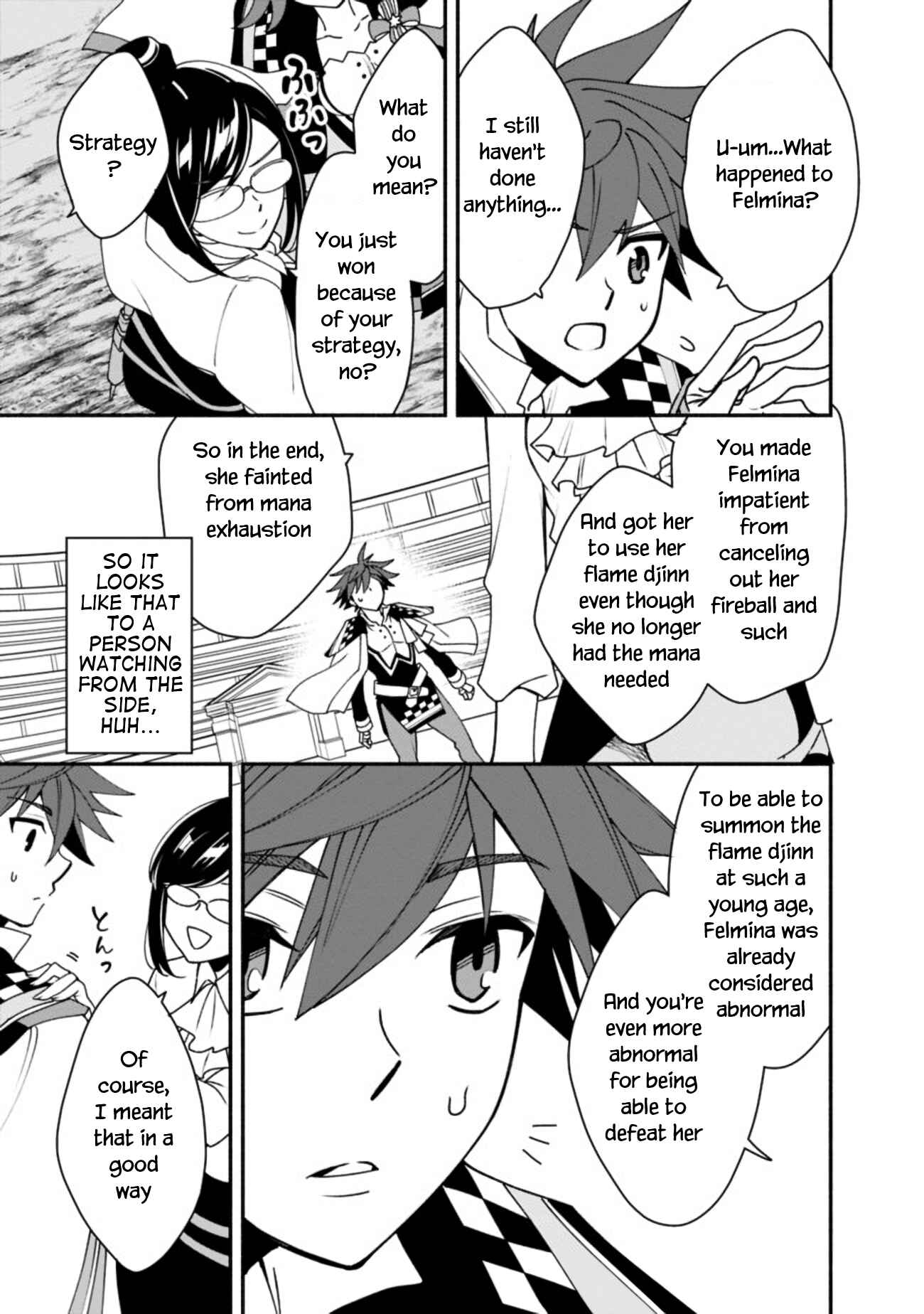 Doryoku Shisugita Sekai Saikyou no Butouka ha, Mahou Sekai wo Yoyuu de Ikinuku. Chapter 6 page 19