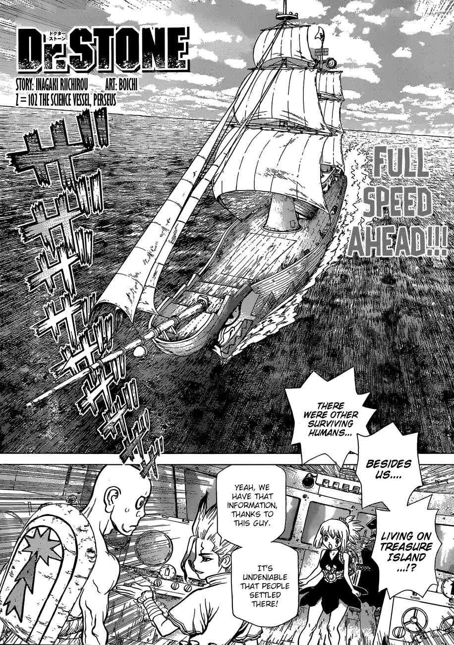 Dr. STONE Chapter 102 page 0