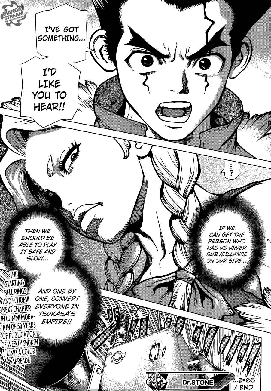 Dr. STONE Chapter 65 page 19