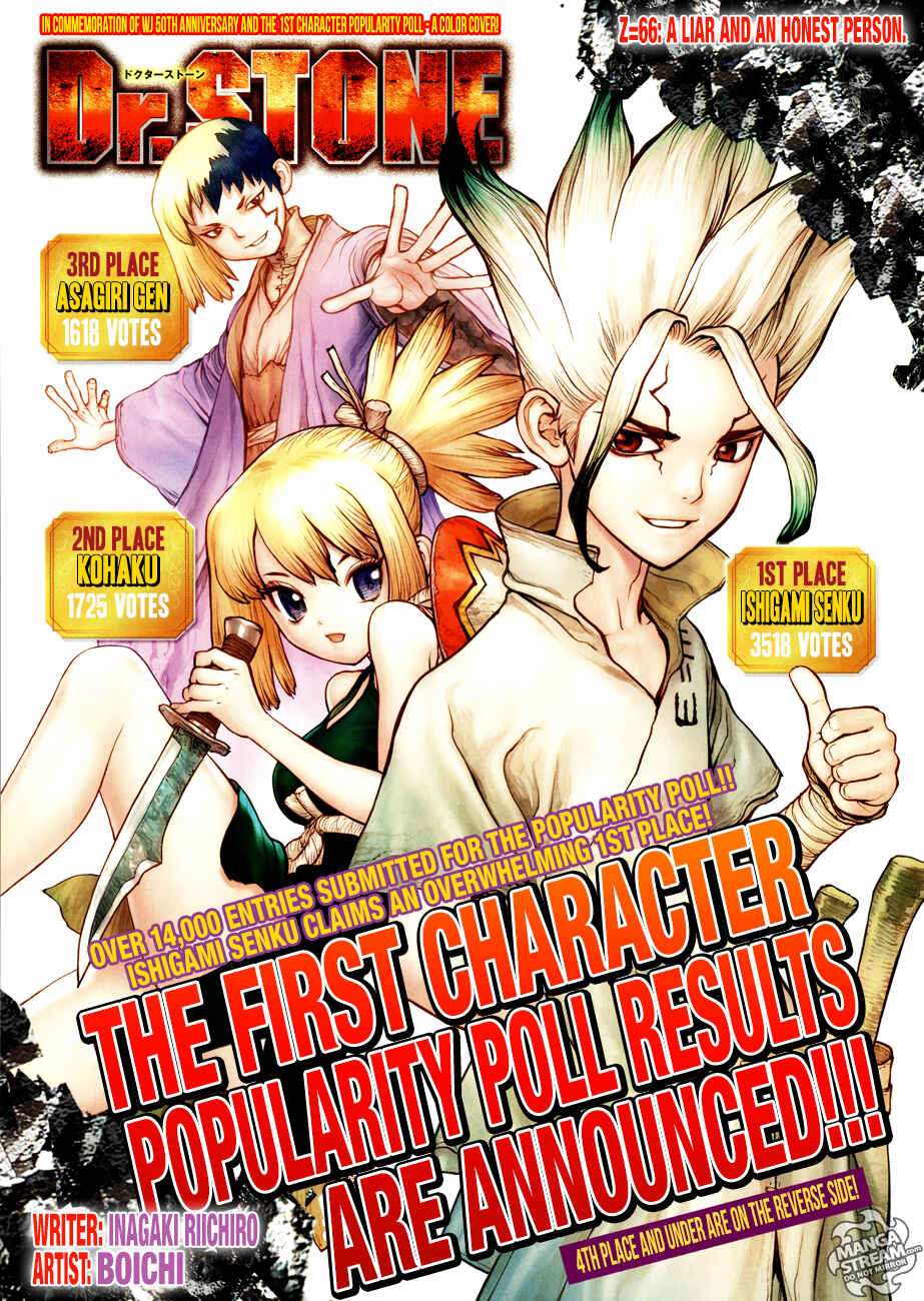Dr. STONE Chapter 66 page 0