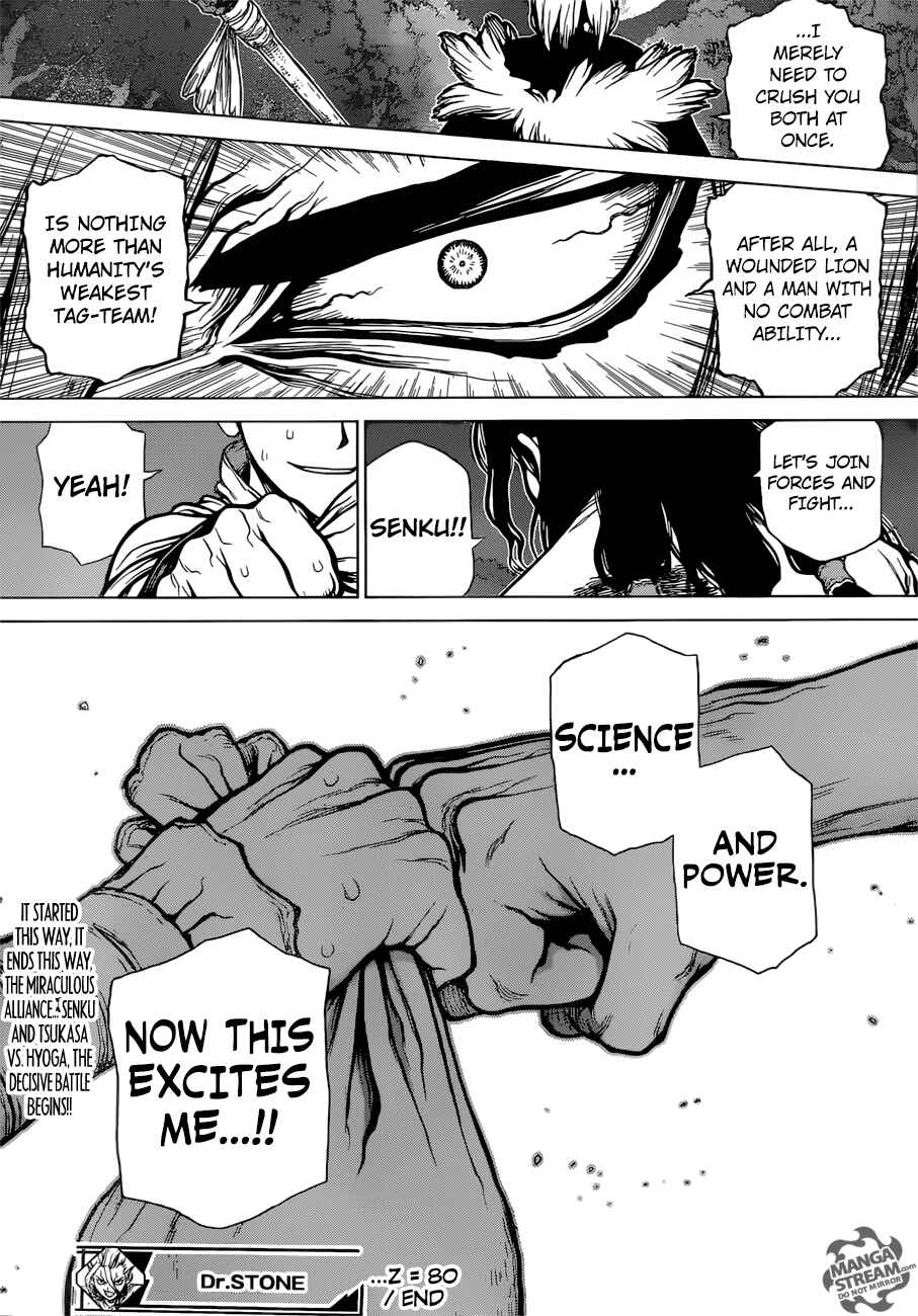Dr. STONE Chapter 80 page 18