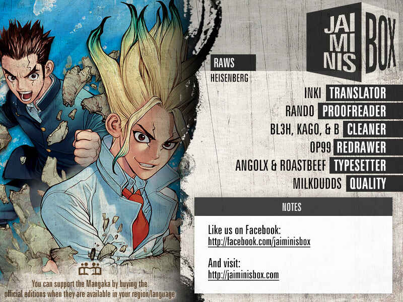 Dr. STONE Chapter 92 page 1