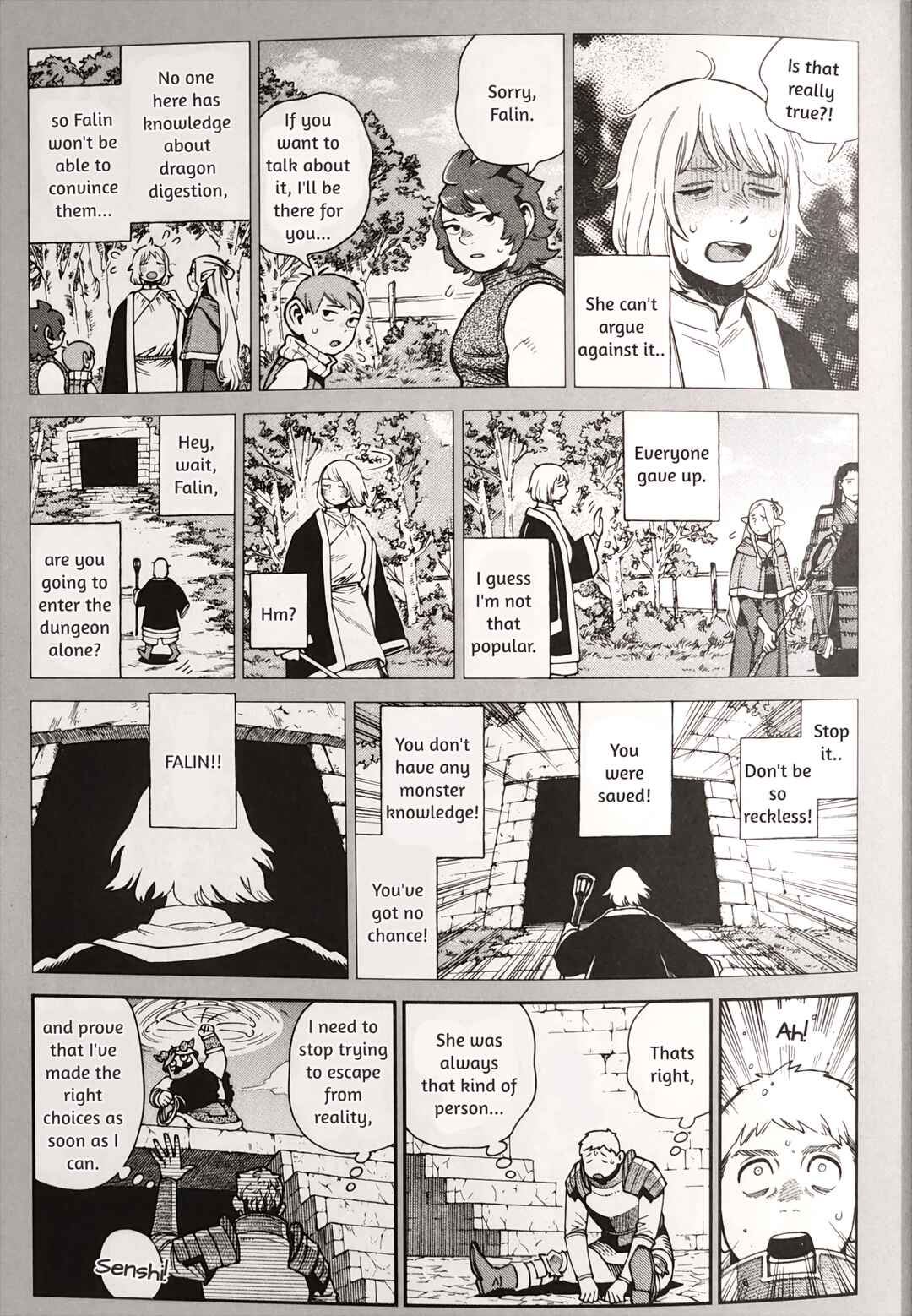 Dungeon Meshi Chapter 97.8 page 1