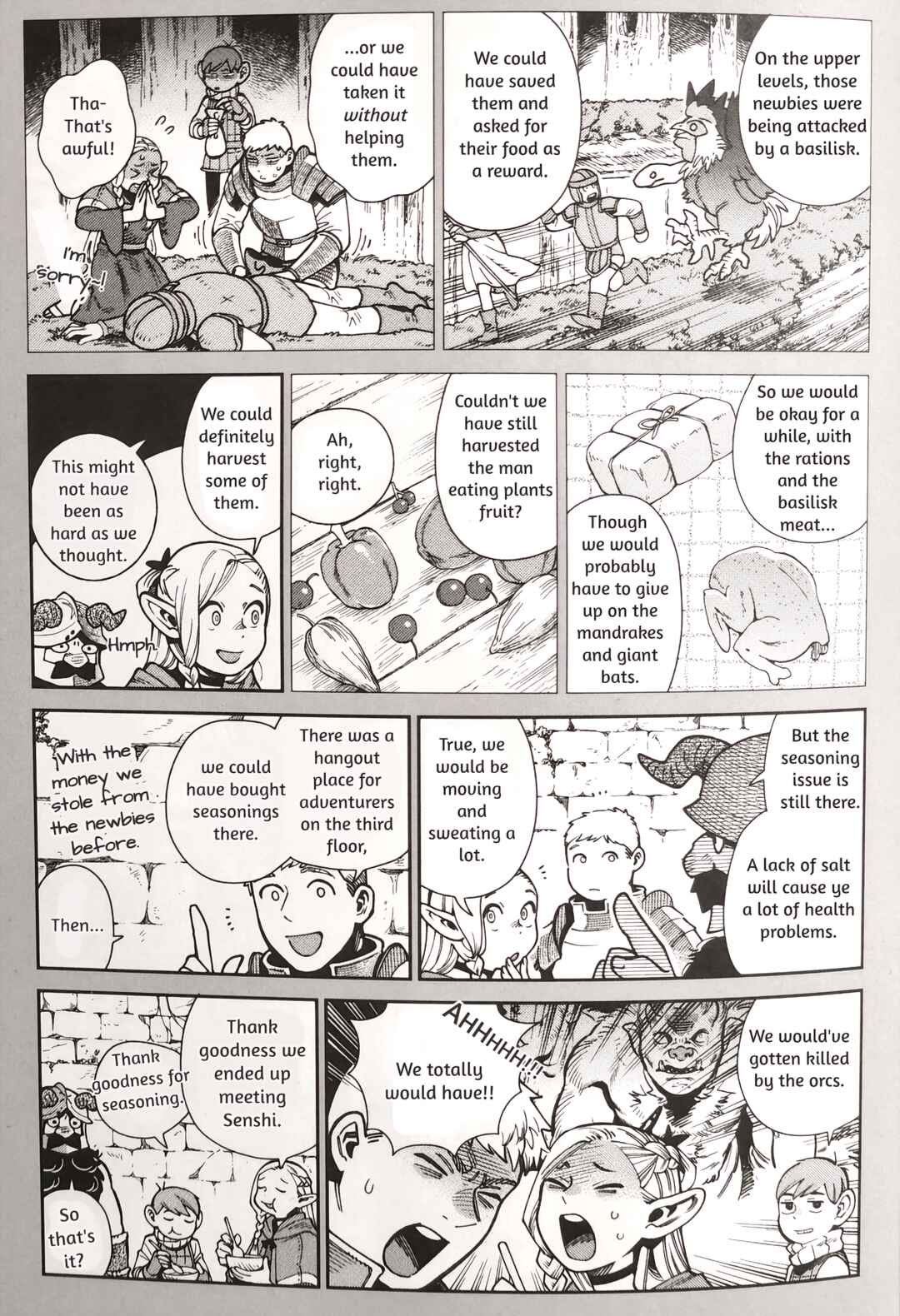 Dungeon Meshi Chapter 97.8 page 3