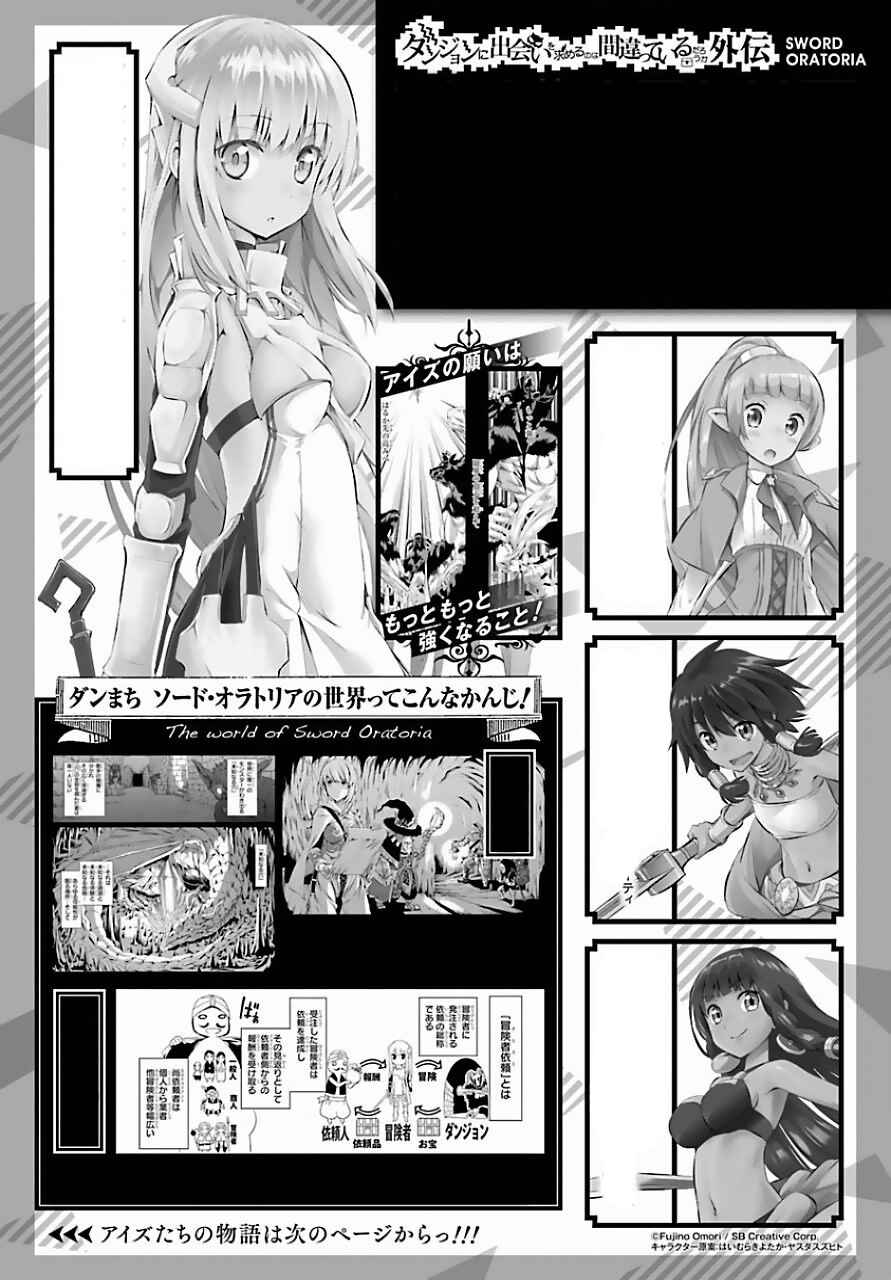 Dungeon ni Deai o Motomeru no wa Machigatte Iru Darou ka Gaiden – Sword Oratoria Chapter 39 page 3