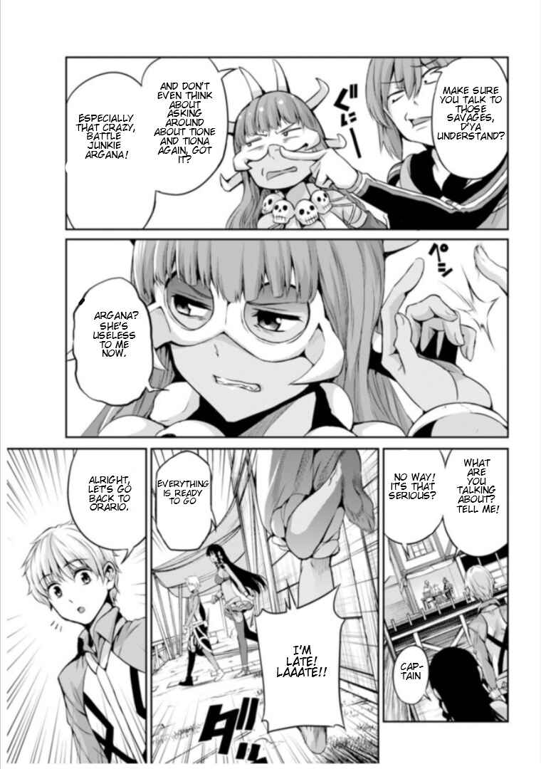 Dungeon ni Deai o Motomeru no wa Machigatte Iru Darou ka Gaiden – Sword Oratoria Chapter 59 page 7