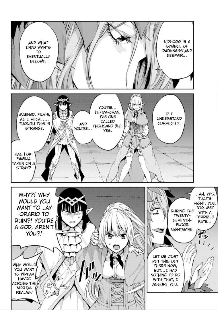 Dungeon ni Deai o Motomeru no wa Machigatte Iru Darou ka Gaiden – Sword Oratoria Chapter 64 page 28