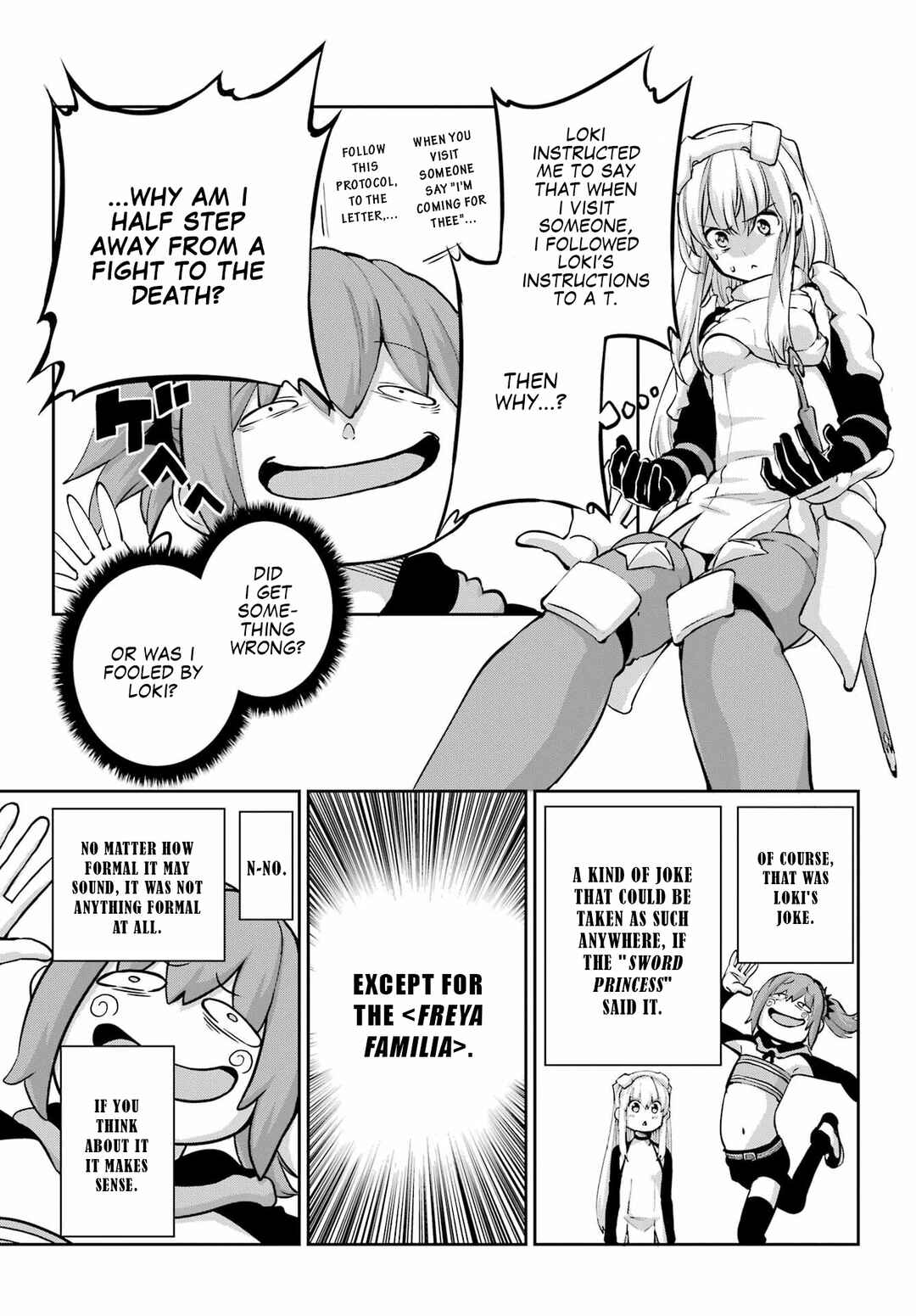 Dungeon ni Deai o Motomeru no wa Machigatte Iru Darou ka Gaiden – Sword Oratoria Chapter 98 page 20