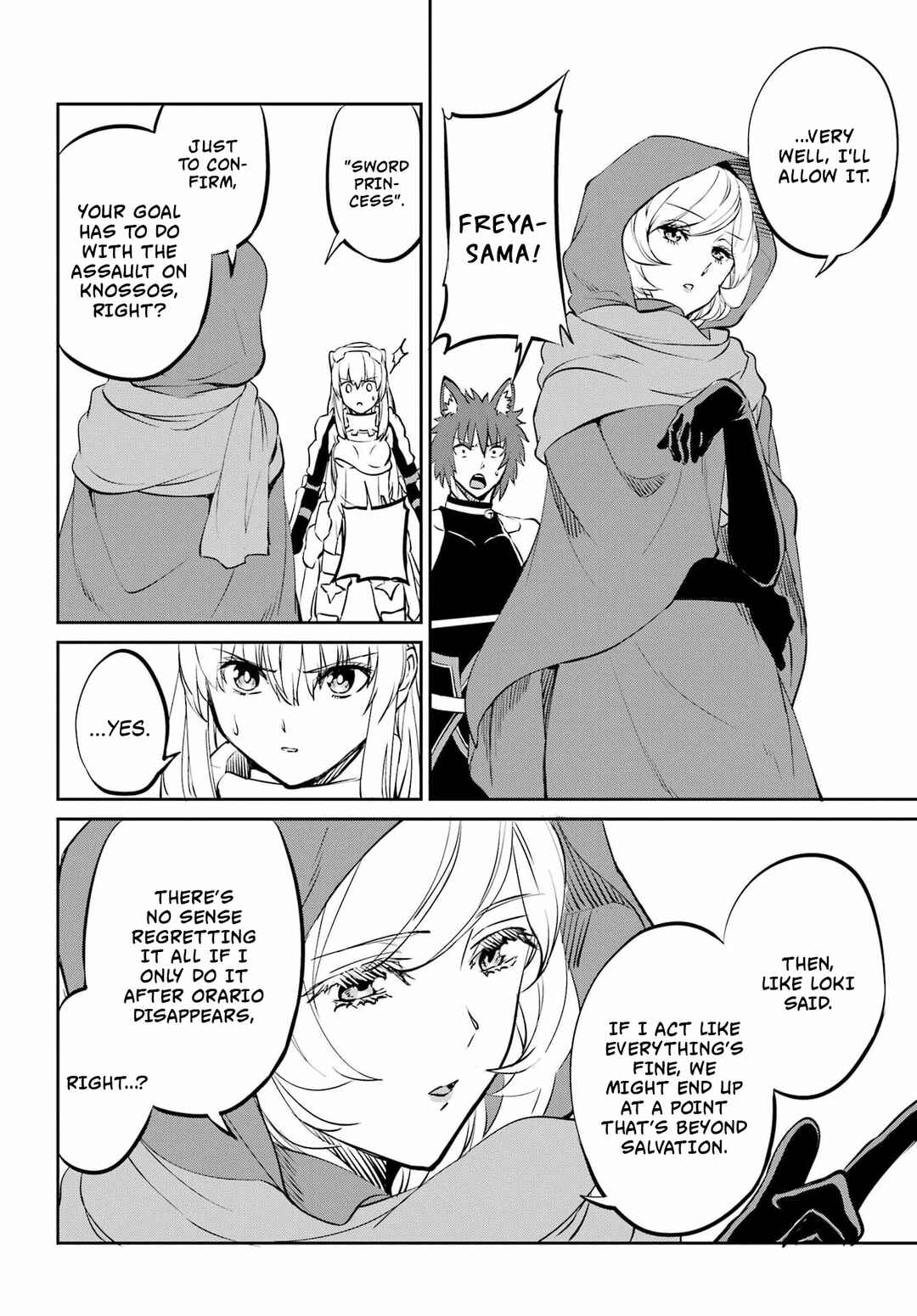 Dungeon ni Deai o Motomeru no wa Machigatte Iru Darou ka Gaiden – Sword Oratoria Chapter 98 page 27