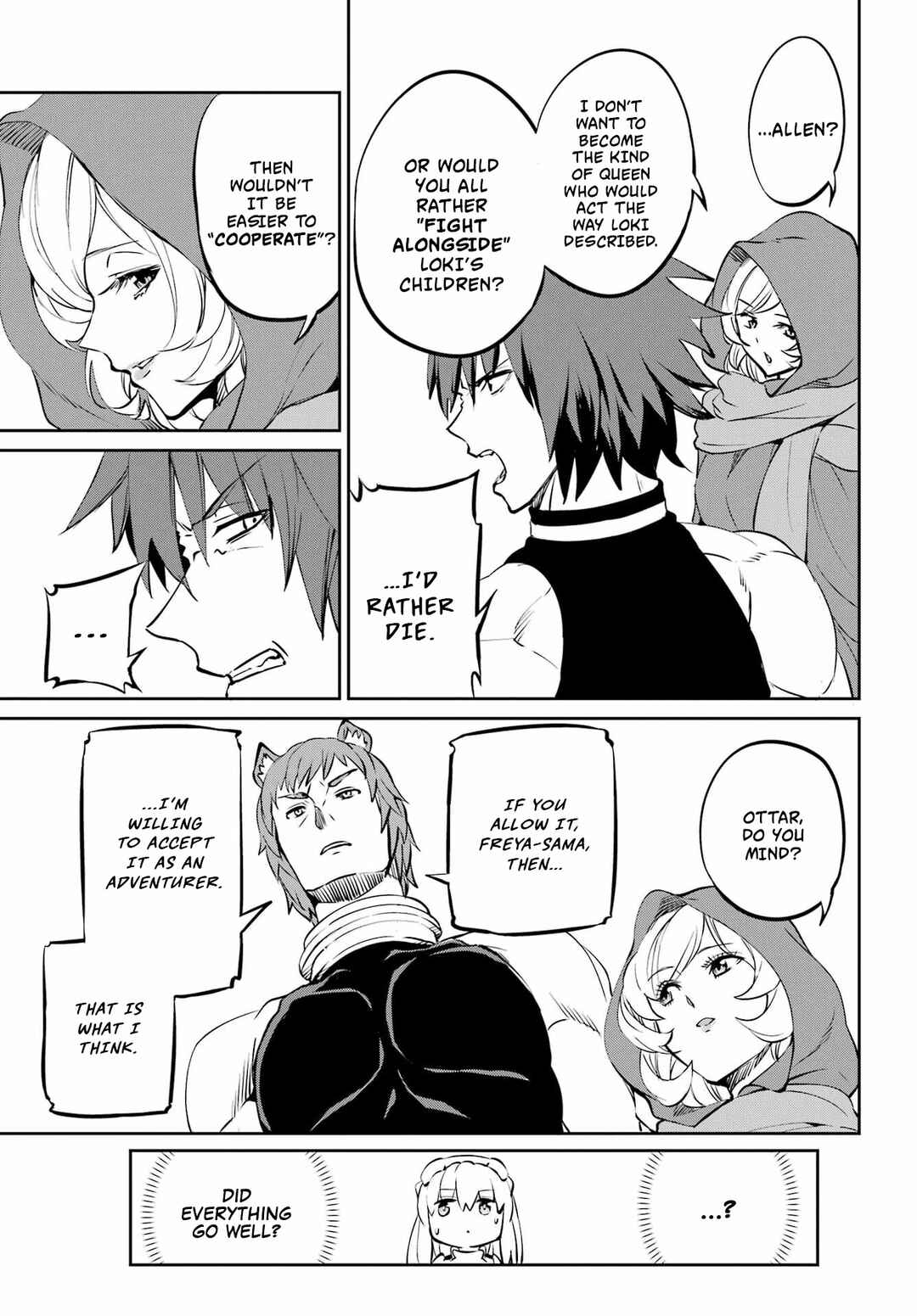 Dungeon ni Deai o Motomeru no wa Machigatte Iru Darou ka Gaiden – Sword Oratoria Chapter 98 page 28