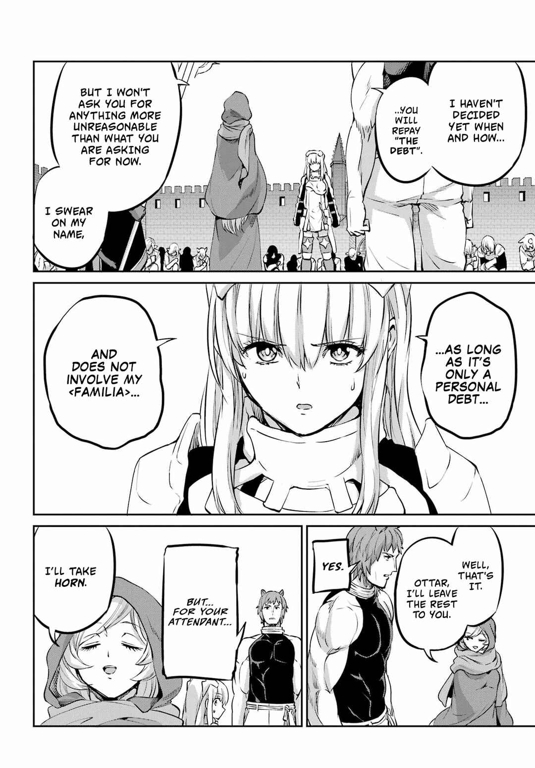 Dungeon ni Deai o Motomeru no wa Machigatte Iru Darou ka Gaiden – Sword Oratoria Chapter 98 page 31