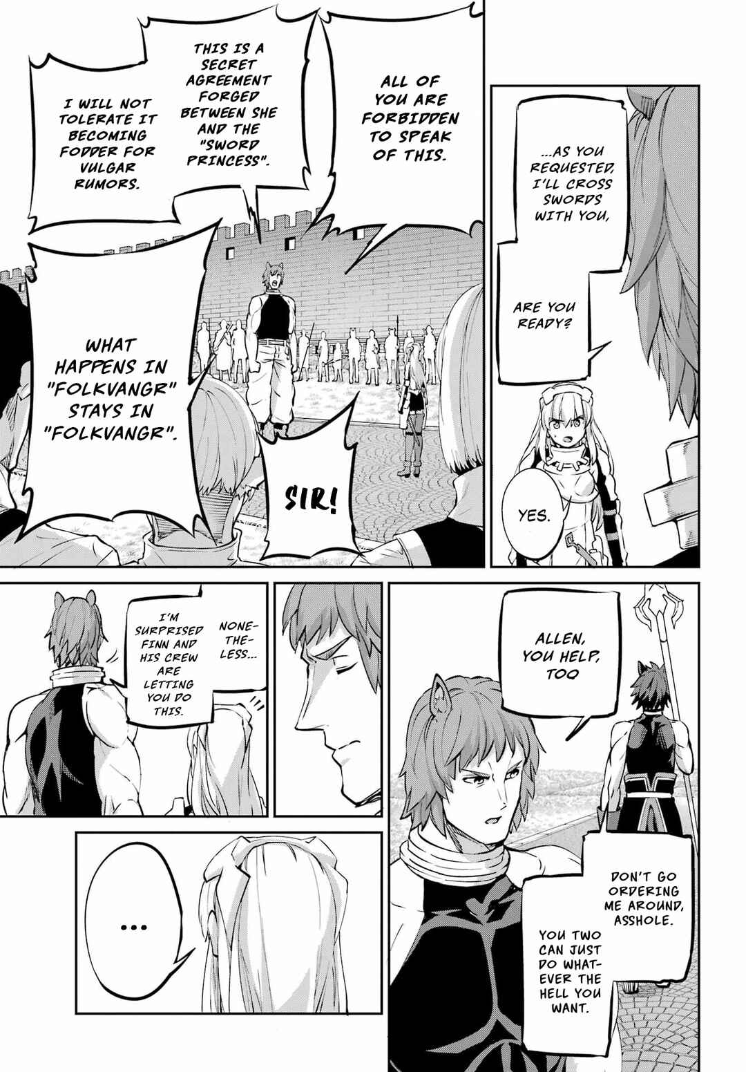 Dungeon ni Deai o Motomeru no wa Machigatte Iru Darou ka Gaiden – Sword Oratoria Chapter 98 page 32