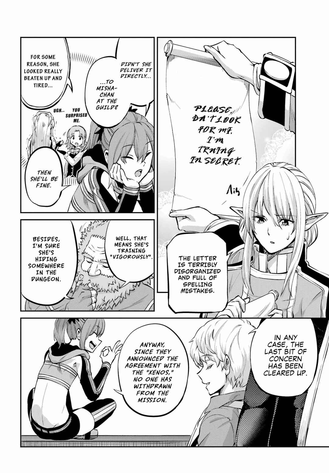 Dungeon ni Deai o Motomeru no wa Machigatte Iru Darou ka Gaiden – Sword Oratoria Chapter 98 page 35