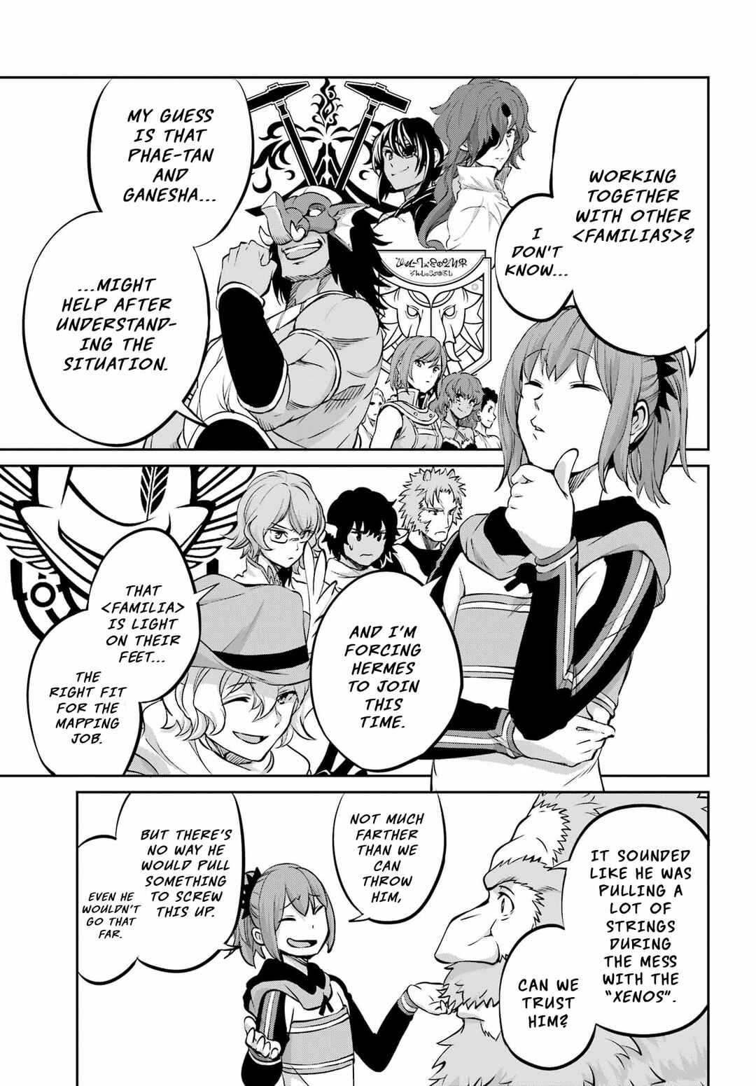 Dungeon ni Deai o Motomeru no wa Machigatte Iru Darou ka Gaiden – Sword Oratoria Chapter 98 page 42
