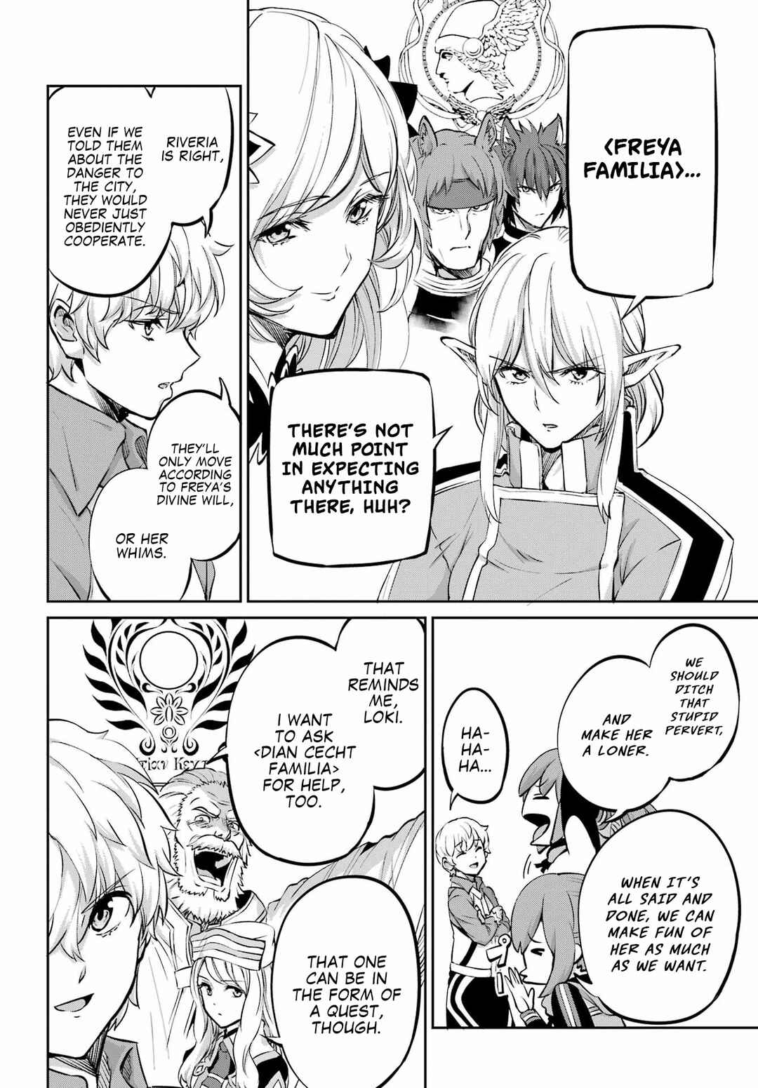 Dungeon ni Deai o Motomeru no wa Machigatte Iru Darou ka Gaiden – Sword Oratoria Chapter 98 page 43