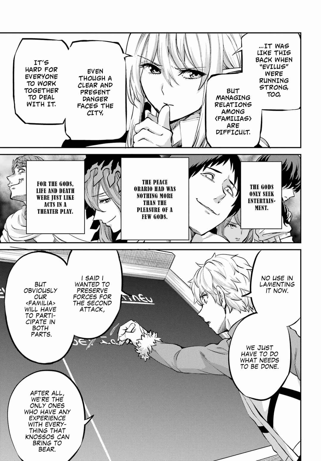 Dungeon ni Deai o Motomeru no wa Machigatte Iru Darou ka Gaiden – Sword Oratoria Chapter 98 page 44