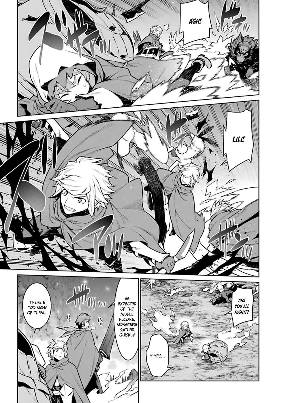 Dungeon ni Deai wo Motomeru no wa Machigatte Iru Darou ka Chapter 59 page 12