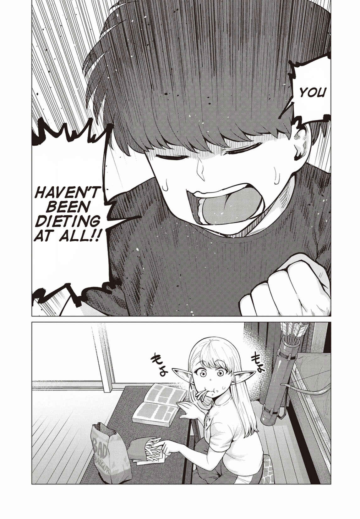 Elf-san wa Yaserarenai Chapter 11 page 11