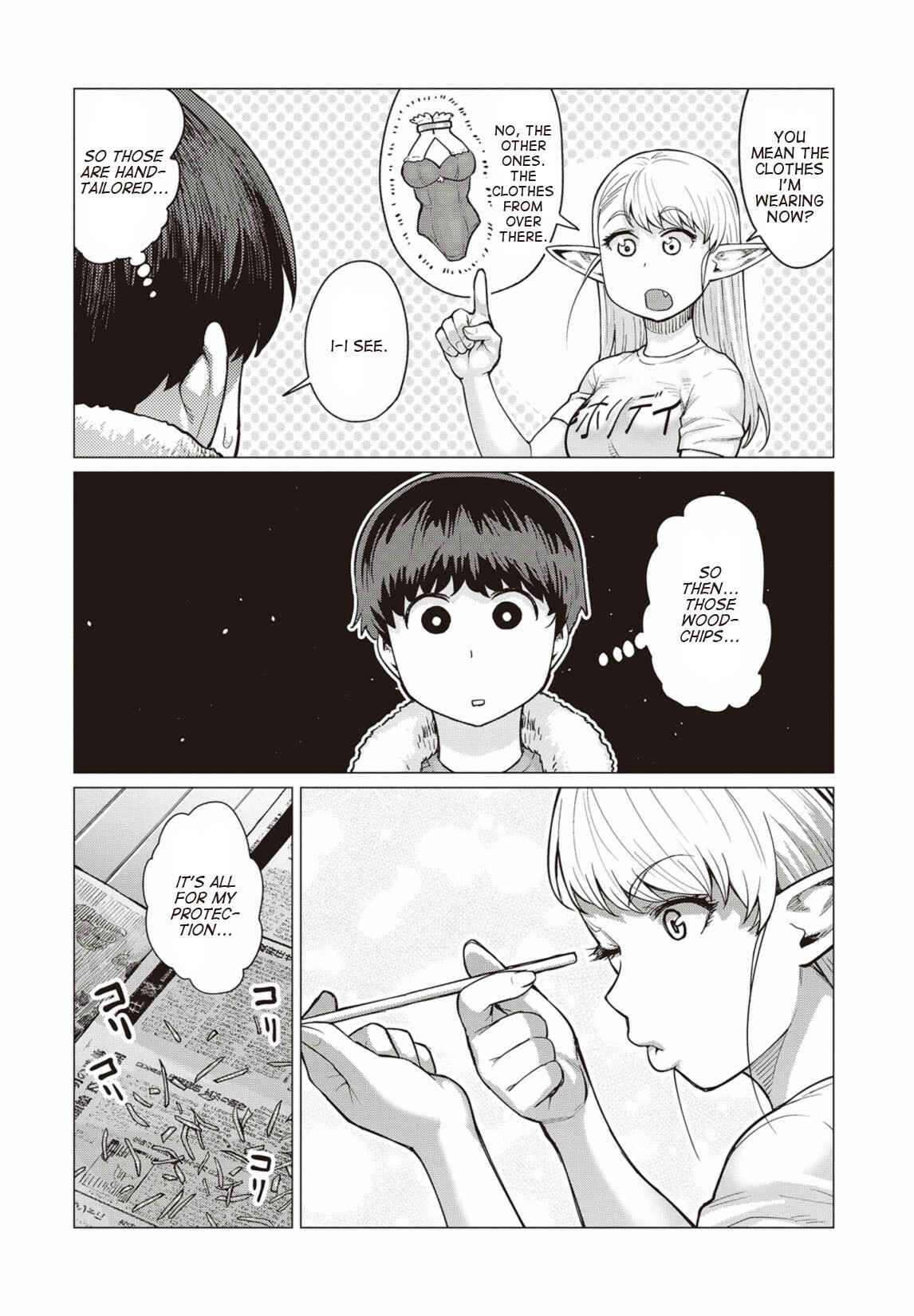 Elf-san wa Yaserarenai Chapter 11 page 26