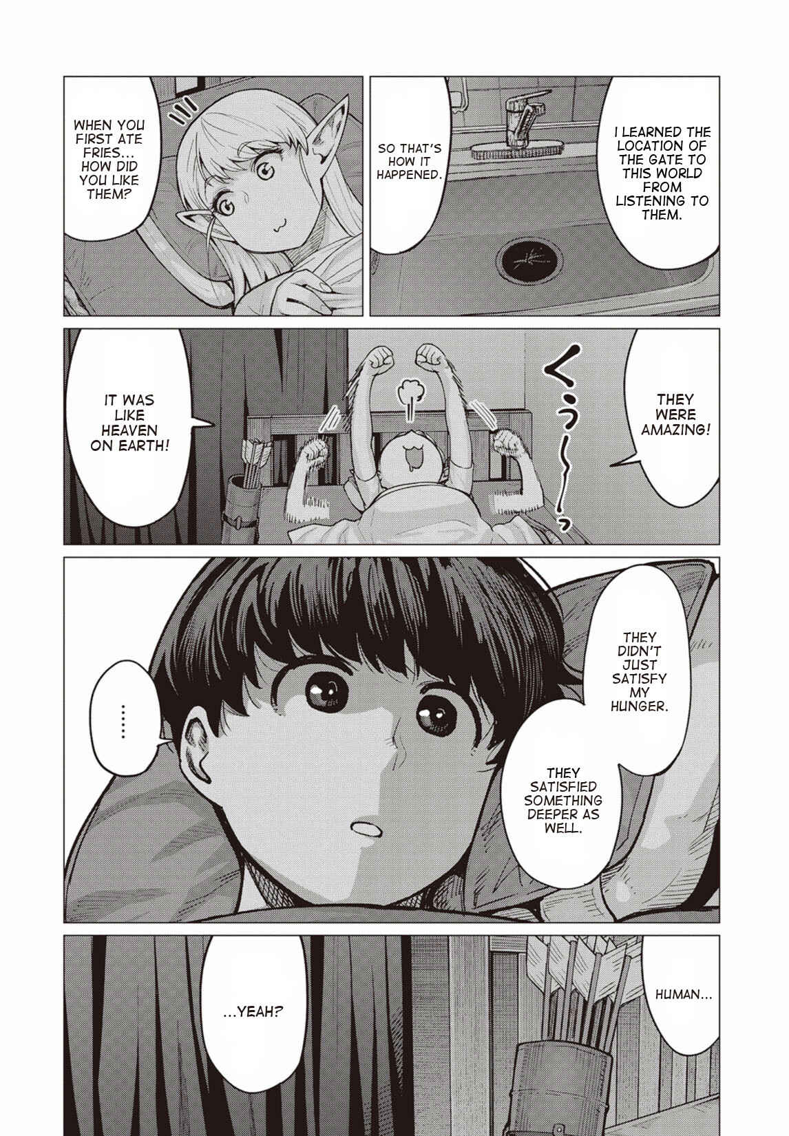 Elf-san wa Yaserarenai Chapter 11 page 28