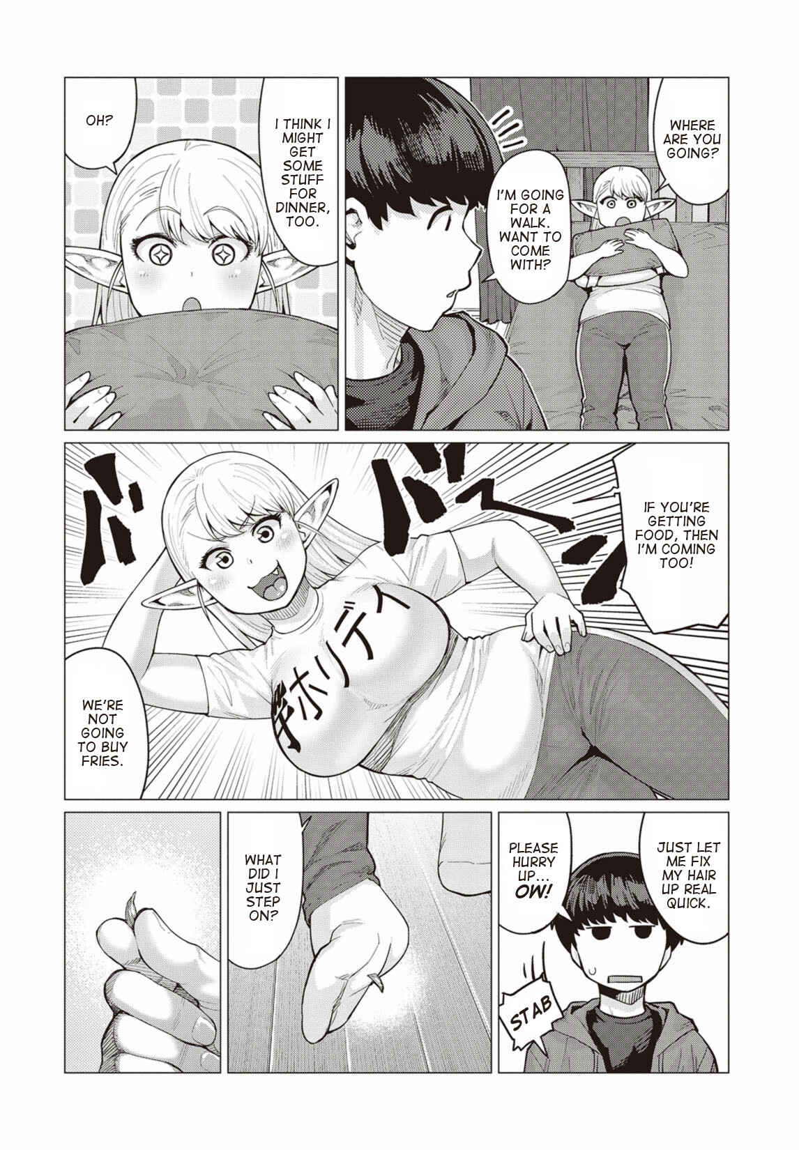 Elf-san wa Yaserarenai Chapter 11 page 6