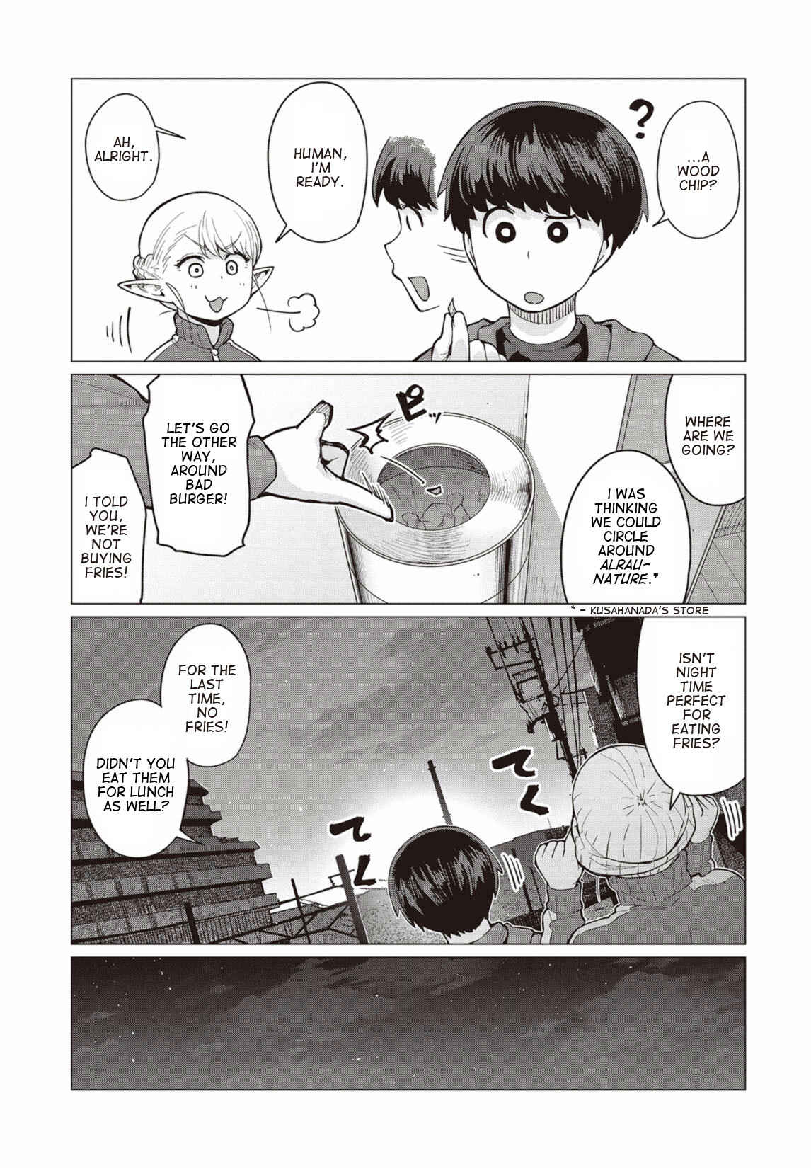 Elf-san wa Yaserarenai Chapter 11 page 7