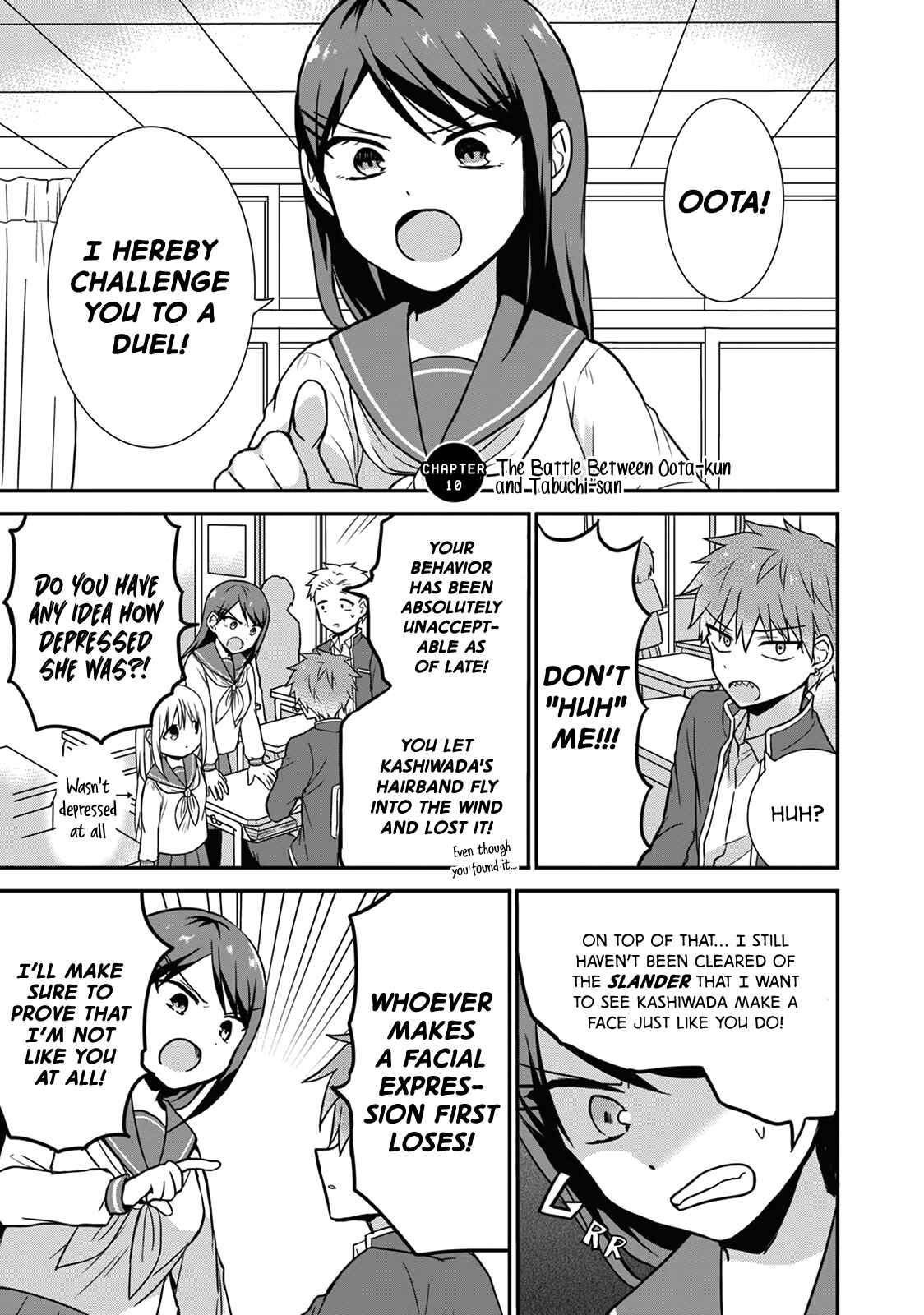 Expressionless-Face Girl and Emotional-Face Boy Chapter 10 page 1