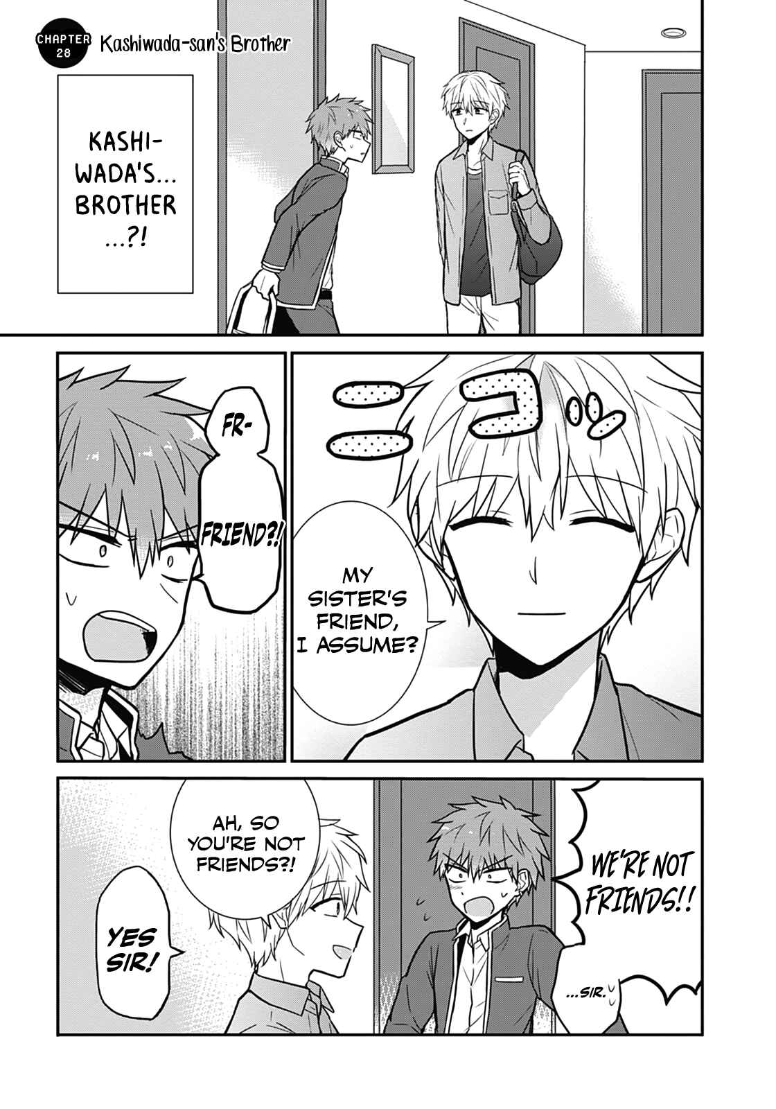Expressionless-Face Girl and Emotional-Face Boy Chapter 28 page 1