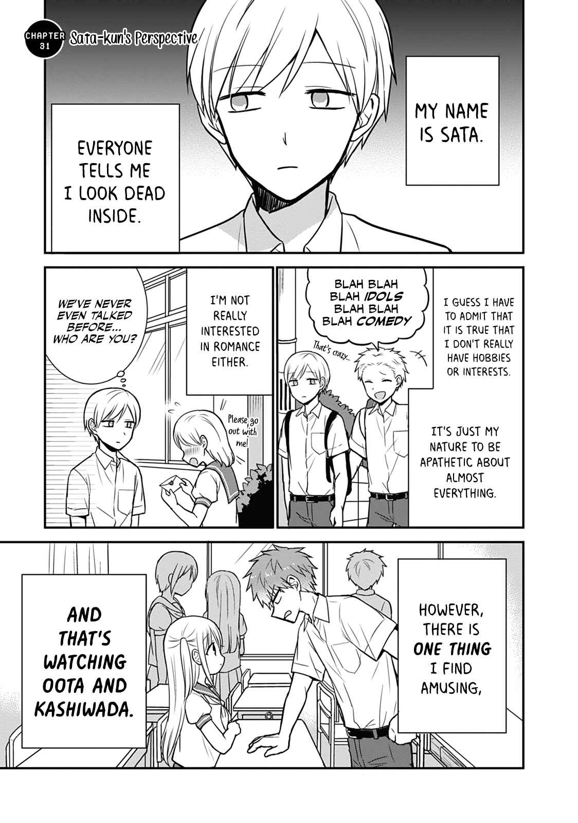 Expressionless-Face Girl and Emotional-Face Boy Chapter 31 page 1