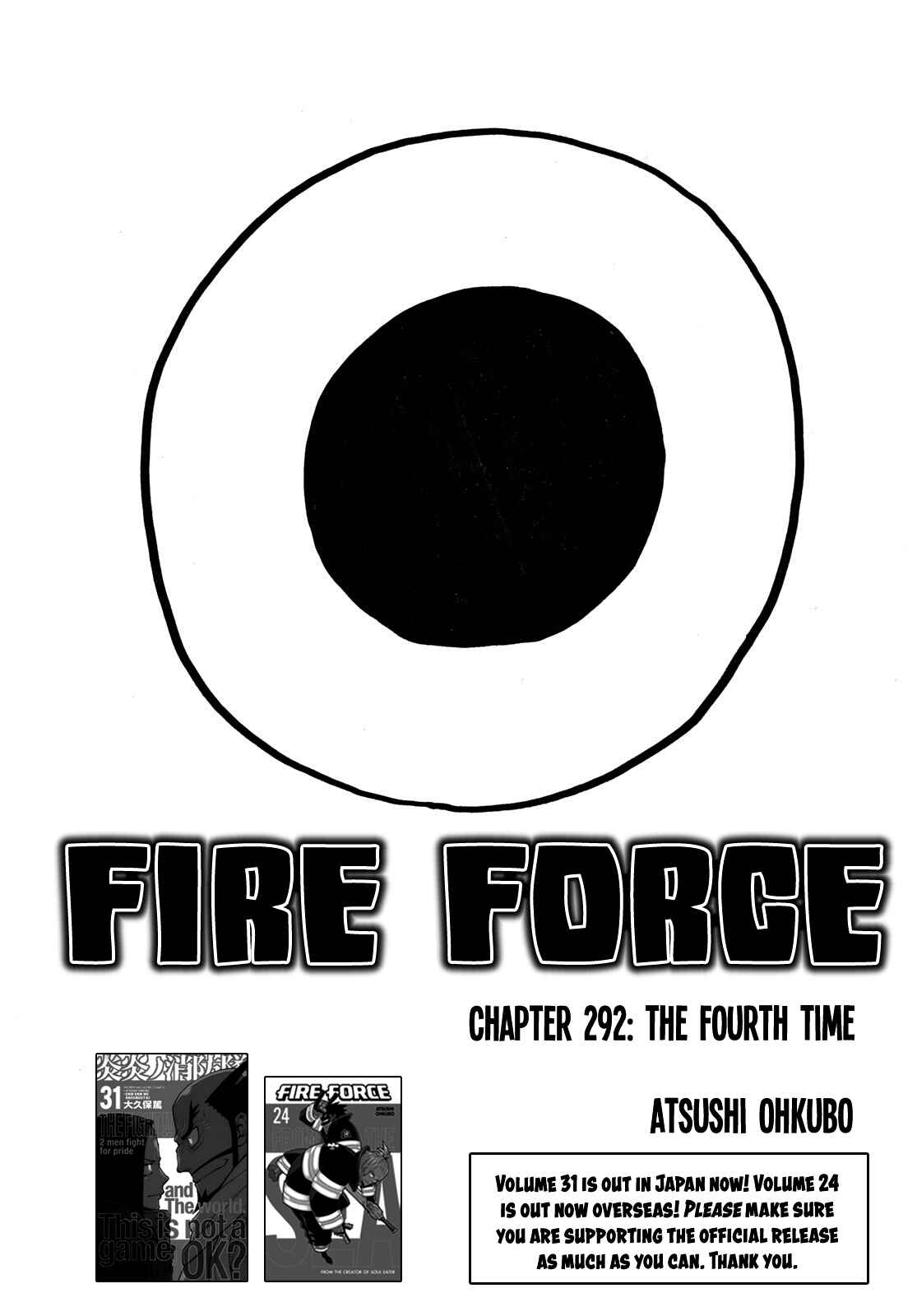 Fire Force Chapter 292 page 0